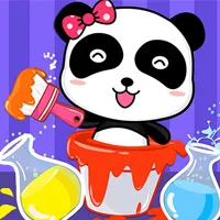 Baby Panda krāsu sajaukšanas studija
